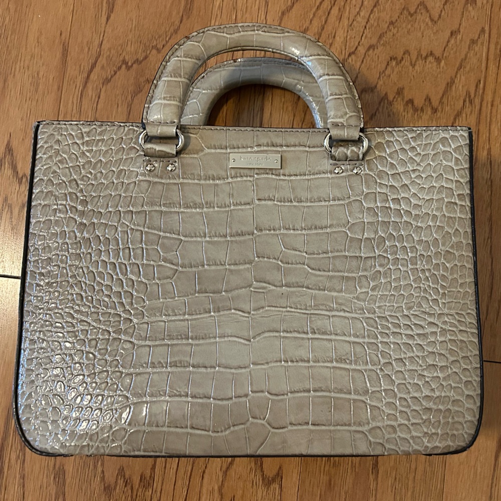 Kate Spade Crocodile Embossed Handbag